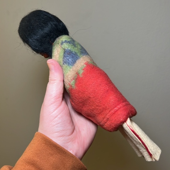 Vintage Skookum Bully Good Indian Doll Side Glance Eyes - Picture 4 of 10